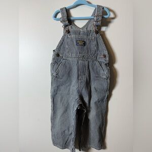 OSHKOSH | Vintage 90s Hickory Striped Overalls